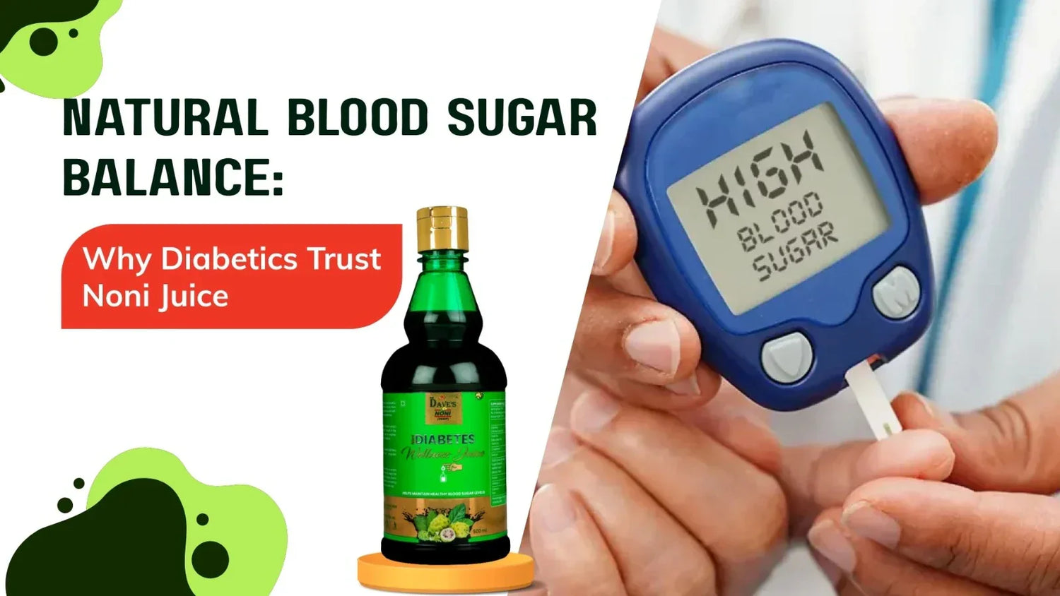 Natural Blood Sugar Balance: Why Diabetics Trust Noni Juice