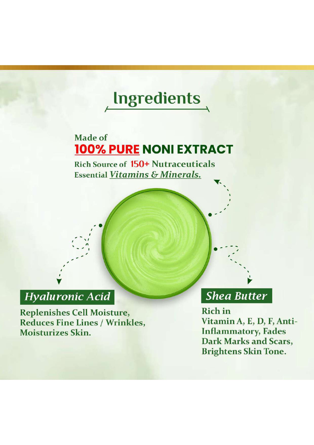noni cream ingredients