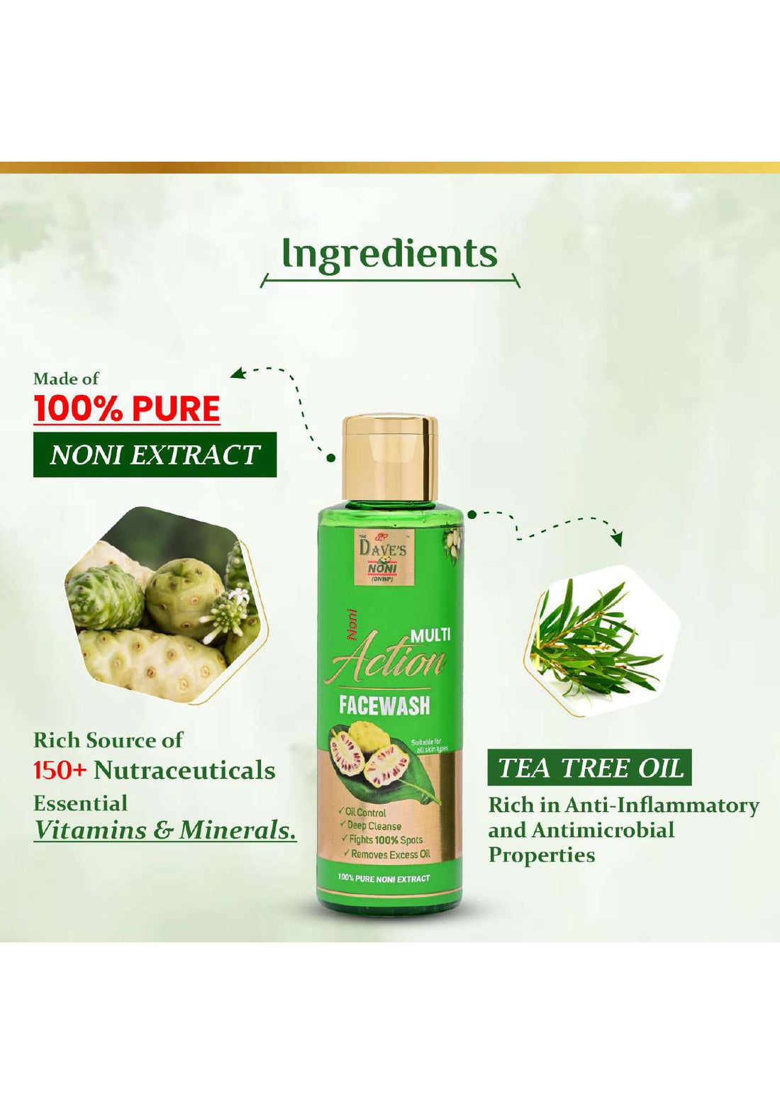 noni face wash ingredients