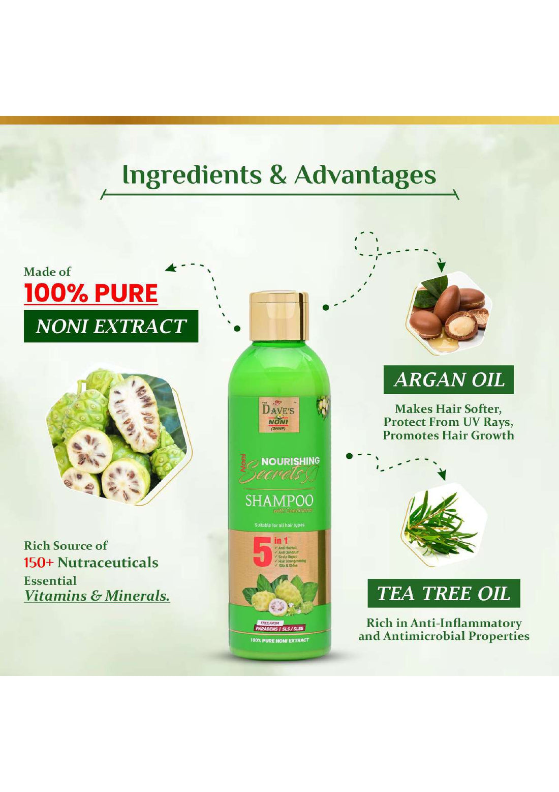 noni shampoo ingredients