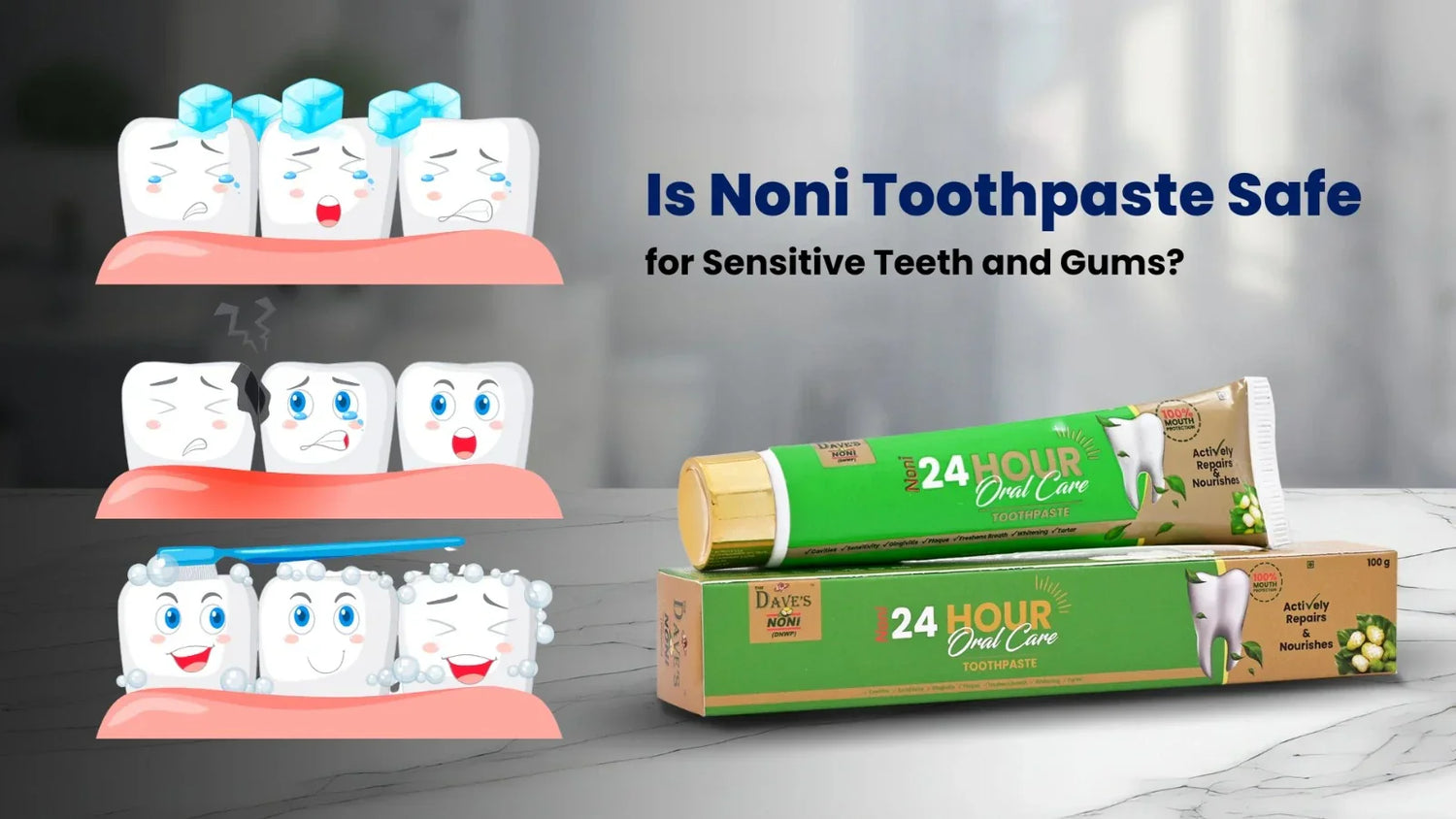 Is Noni Toothpaste Safe for Sensitive Teeth and Gums?