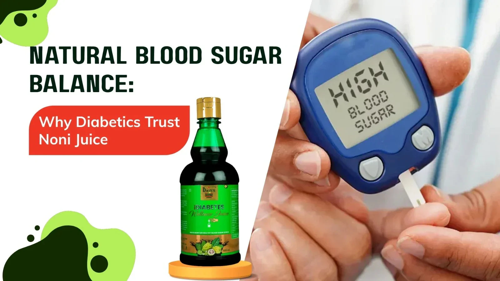 Natural Blood Sugar Balance: Why Diabetics Trust Noni Juice