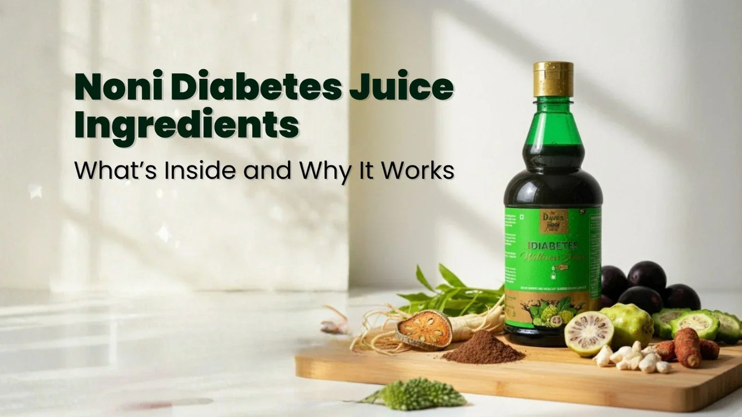 Noni Diabetes Juice Ingredients