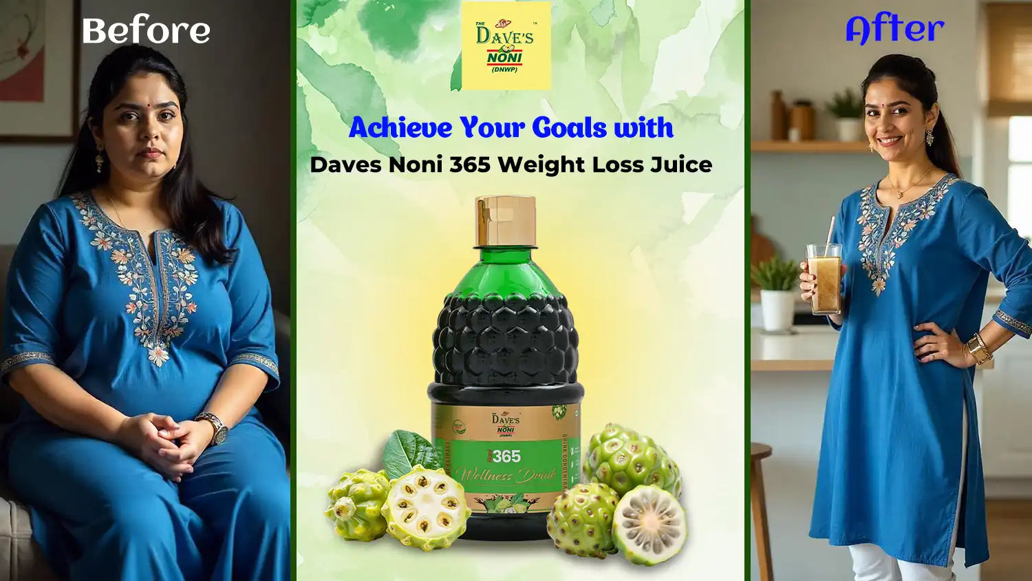 Achieve Your Goals with Daves Noni 365 Weight Loss Juice