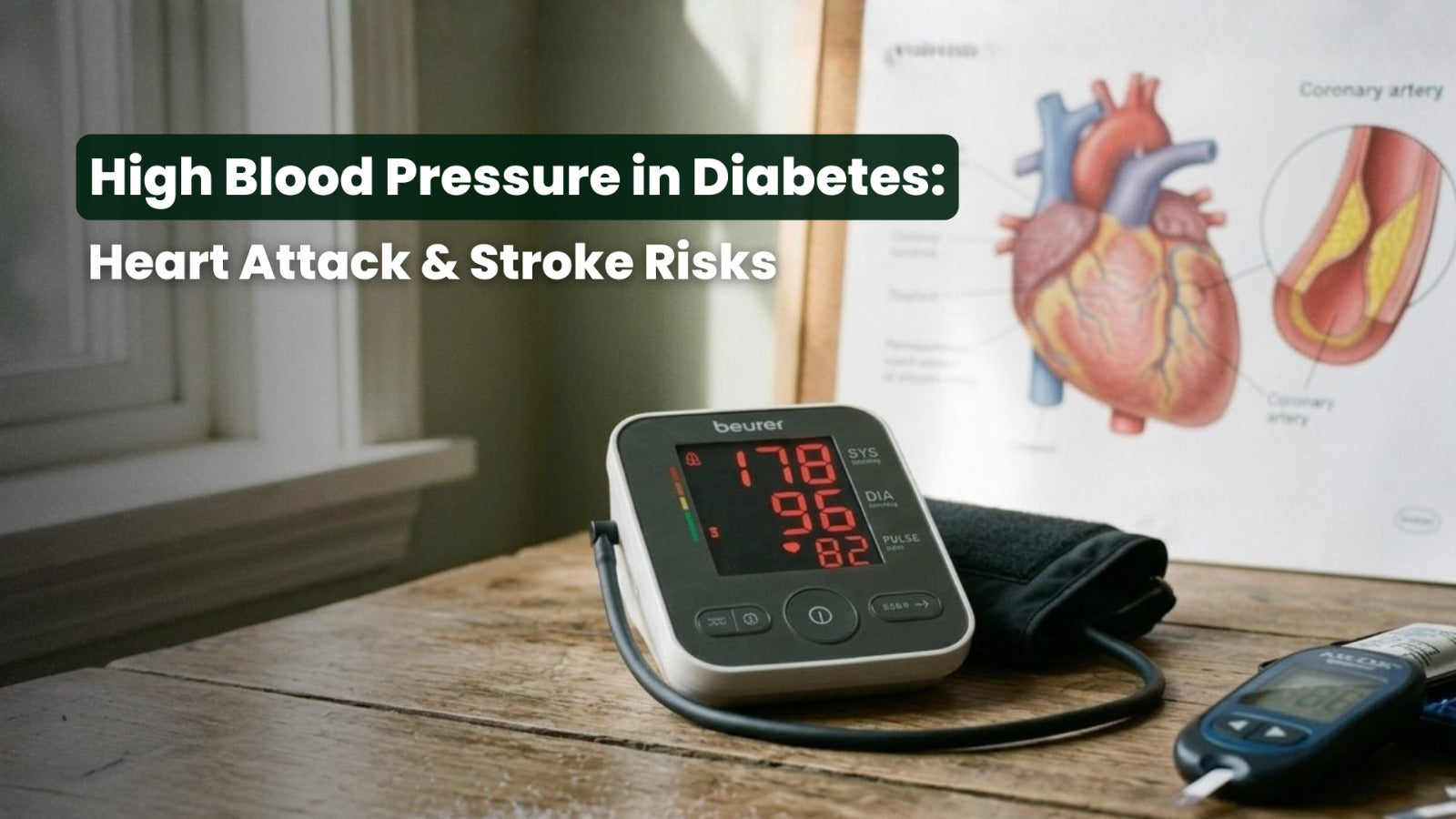 High Blood Pressure in Diabetes: Heart Attack & Stroke Risks