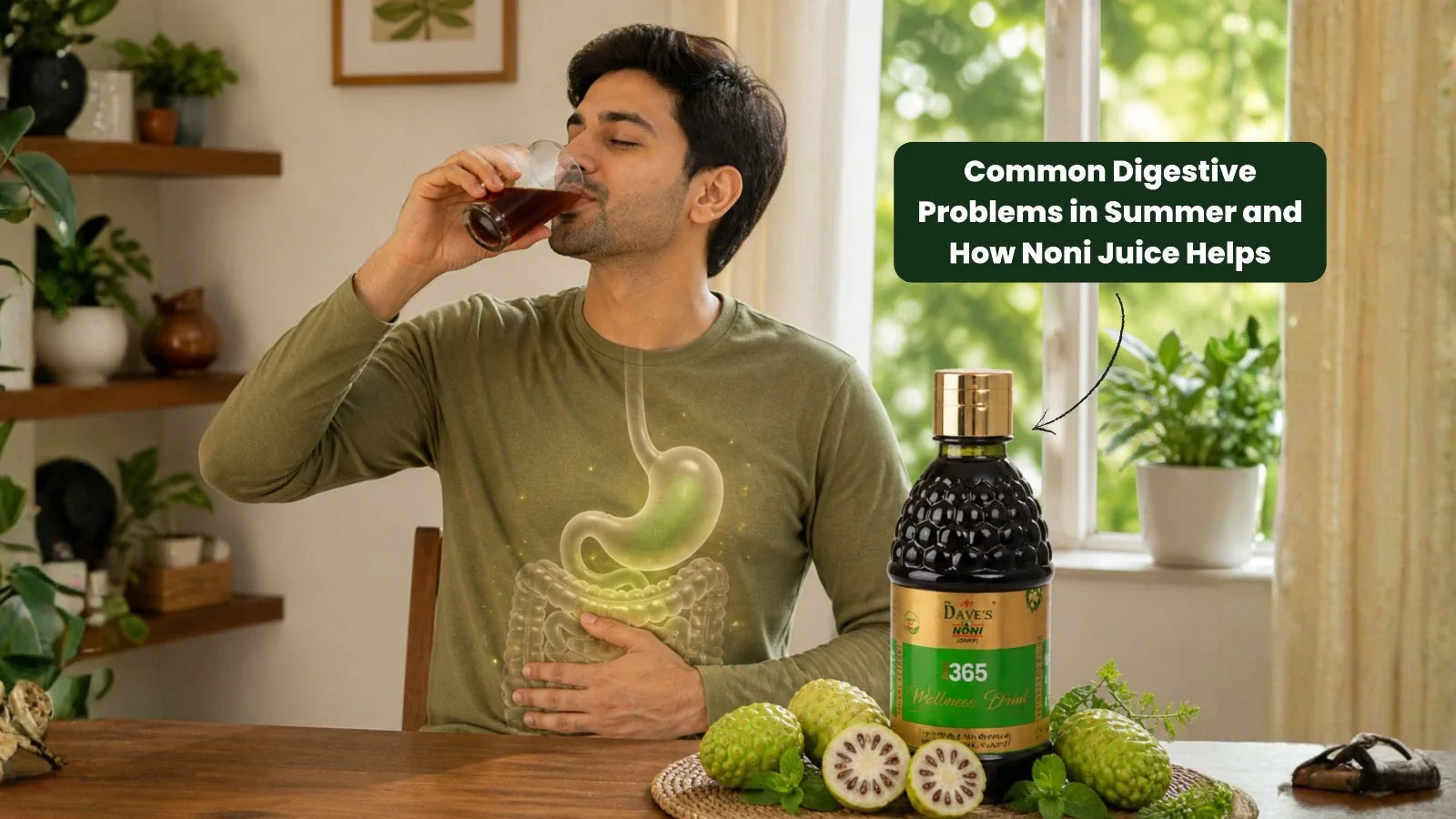 Common Digestive Problems in Summer and How Noni Juice Helps