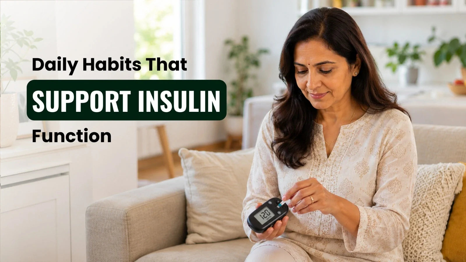 Daily Habits That Support Insulin Function