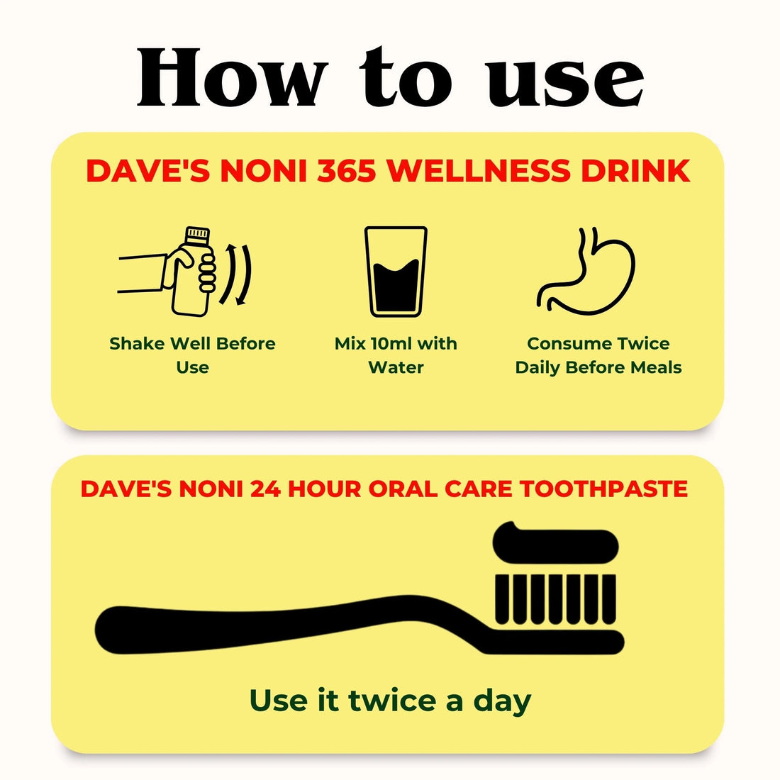 Noni Juice 500 ML+  Toothpaste Combo (2 toothpaste)