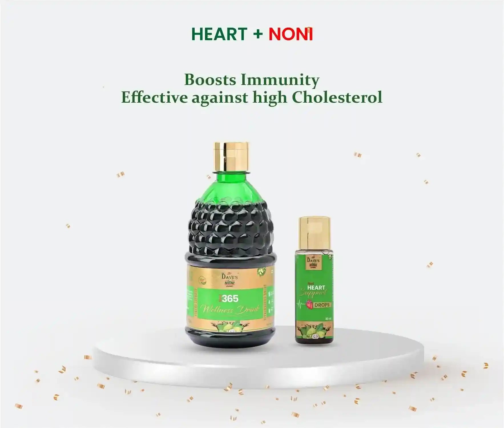 Noni 365 Wellness Drink 500 ML + Noni Heart Support Drops