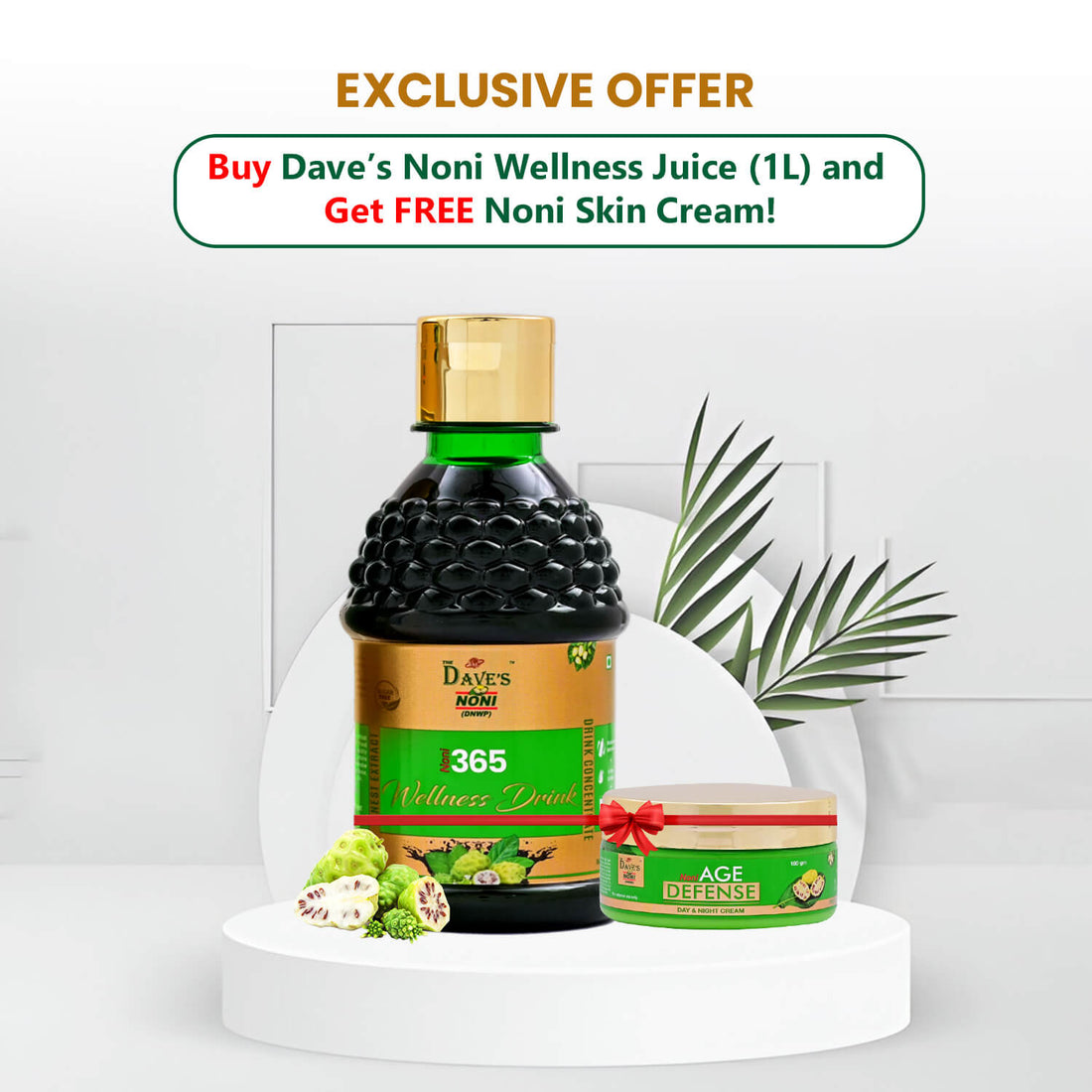 Exclusive Offer: Dave’s Noni Wellness Juice (1L) + FREE Noni Skin Cream!