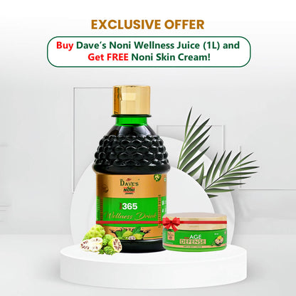 Exclusive Offer: Dave’s Noni Wellness Juice (1L) + FREE Noni Skin Cream!