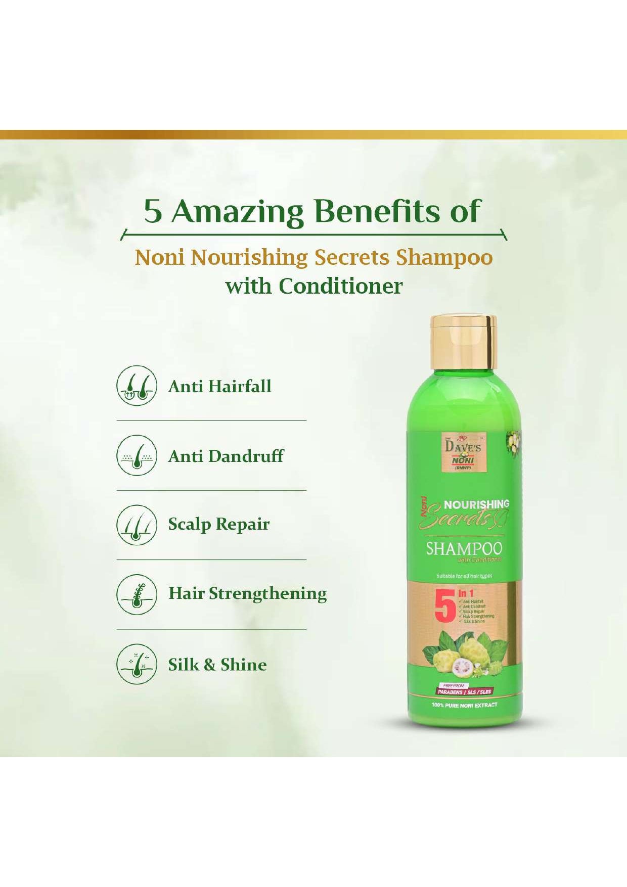 noni shampoo benefits