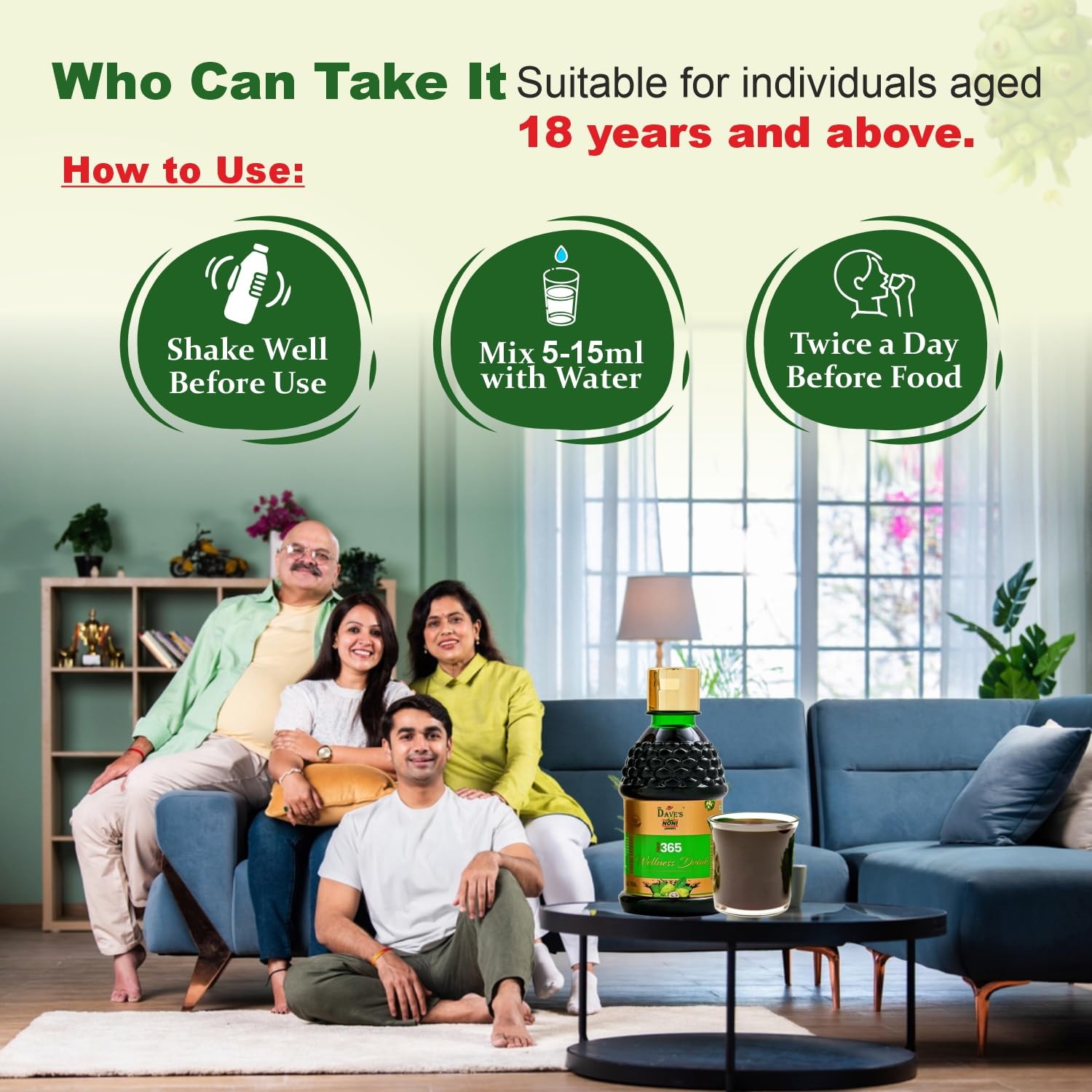 how to use (Noni Juice) wellness drink