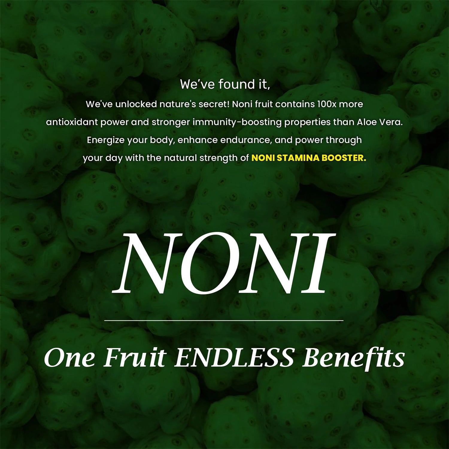 Noni Stamina Booster | Natural Wellness for Men &amp; Women