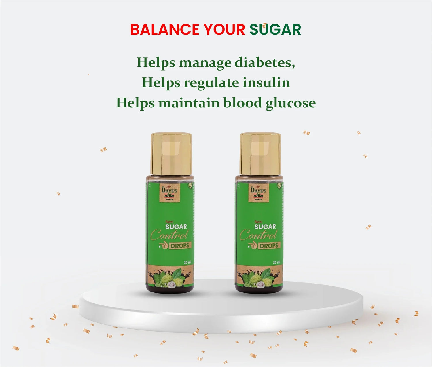 Noni Sugar Control Drops | Best for Diabetes ( Pack of 2 )