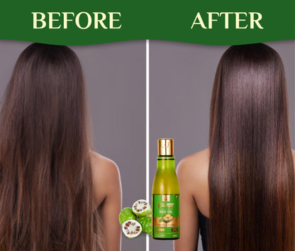 Noni Hair Oil Before &amp; After Photo